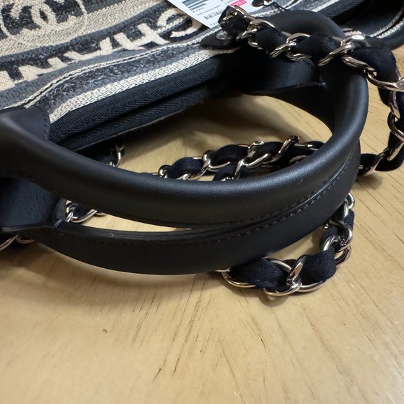 CHANEL Deauville Tote bag - black/grey new with tag! - Picture 3 of 5